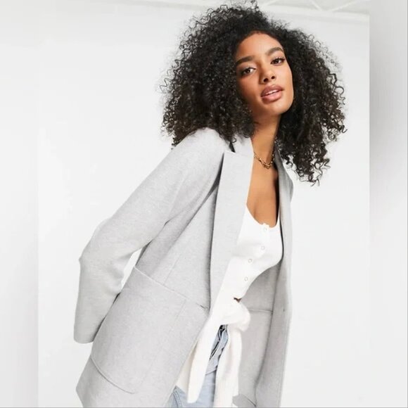 Topshop Jersey Blazer - Picture 1 of 6
